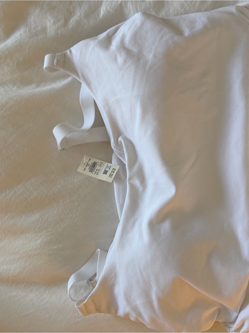 aerie White Scoop Neck Bralette Tank